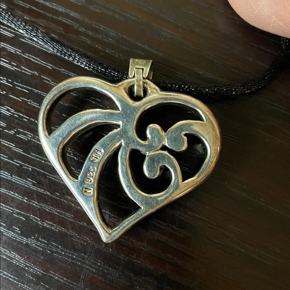 Sterling Silver Heart Necklace NWT